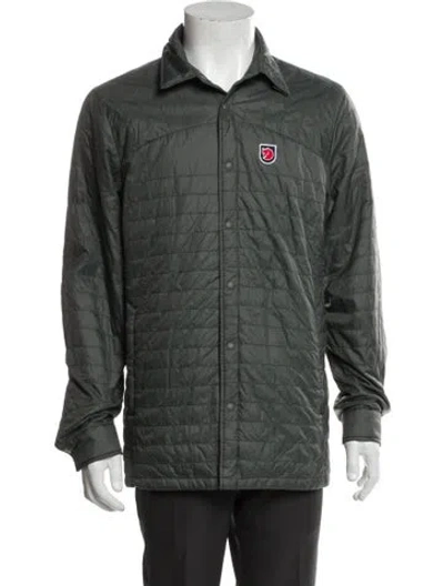 Pre-owned Fjall Raven Puffer Coat W/ Tags In Green