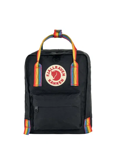 Fjall Raven Rainbow-strap Backpack In Black