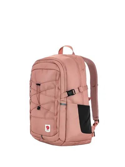 Fjall Raven Skule 28 Bungee-cord Logo-patch Backpack In Pink