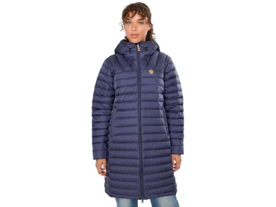 Fjall Raven Snow Flake Parka Women's Coat Navy: Lg, Cotton/down/polyester