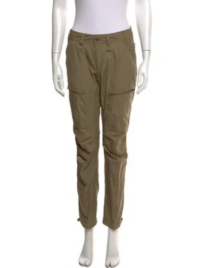 Pre-owned Fjall Raven Straight Leg Pants In Green