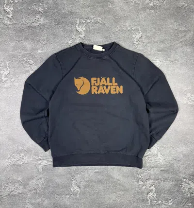 Pre-owned Fjall Raven Sweatshirt Outdoor Logo Size M Streetwear In Blue