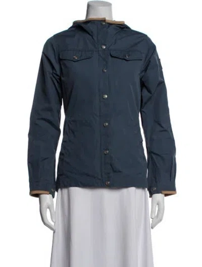 Pre-owned Fjall Raven Utility Jacket In Blue