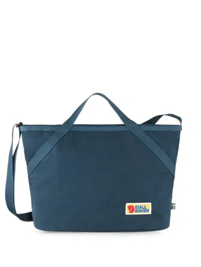 Fjall Raven Vardag Logo-patch Shoulder Bag In Blue