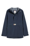 Fjall Raven Vardag Water Repellent Anorak In Dark Navy