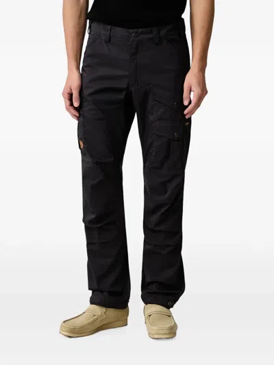 Fjall Raven Vidda Multi-pocket Cargo Pants In Black