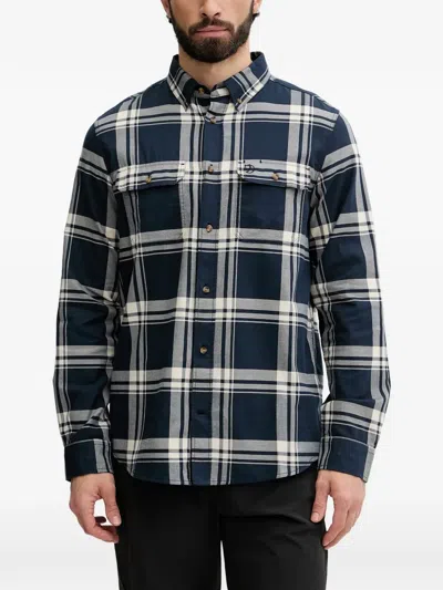 Fjall Raven Övik Lite Check-pattern Shirt In Blue