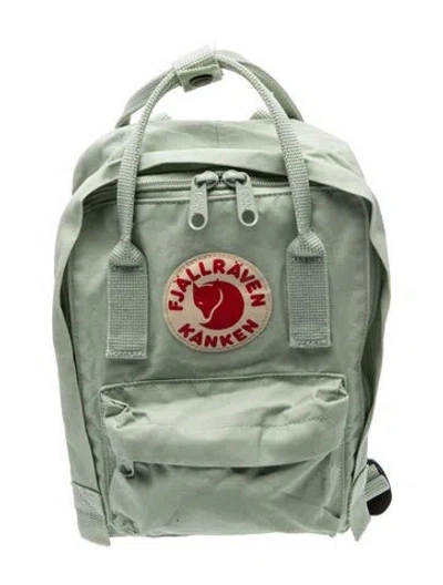 Pre-owned Fjall Raven Vinyl Backpack In Green