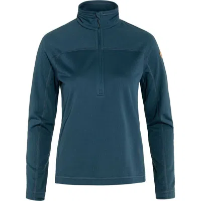 Fjall Raven Women's Abisko Lite Fleece Jacket In Indigo Blue