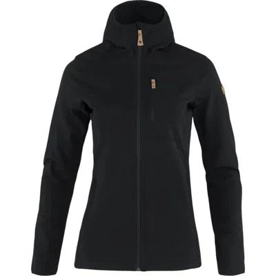 Fjall Raven Women's Keb Fleece Hoodie In Black
