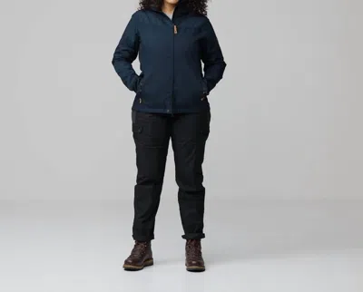 Fjall Raven Women's Stina Jacket In Indigo Blue