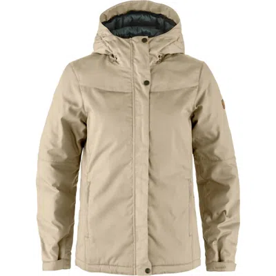 Fjall Raven Women's Stina Padded Jacket In Fossil In Neutral