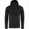 Fjallraven Kanken Black Jacket With Textured Finish In Black