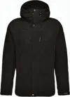 Fjallraven Kanken Classic Hooded Jacket With Front Zip Closure In Black