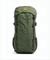 Fjallraven Kanken Durable Green Backpack With Structured Top Flap And Buckle Closures In Green