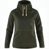 Fjallraven Kanken Fitted Green Polyester Jacket With Hood In Green