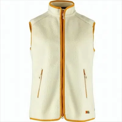 Fjallraven Kanken High Collar Sleeveless Vest With Zippered Pockets In Green