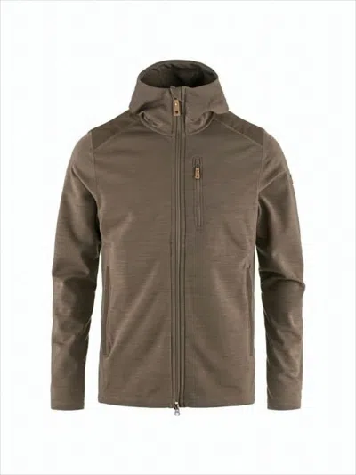 Fjallraven Kanken Minimalist Brown Padded Jacket With Hood