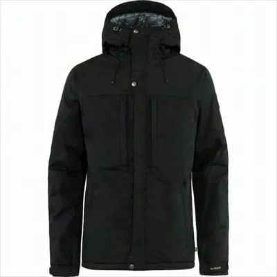 Fjallraven Kanken Padded Jacket With Hood And Pockets In Black
