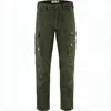 Fjallraven Kanken Straight Pants With Cargo Pockets And Adjustable Hem In Green