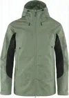 Fjallraven Kanken Two-tone Casual Jacket With Adjustable Hood In Green