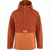 Fjallraven Kanken Two-tone Casual Jacket With Adjustable Hood In Orange