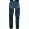 Fjallraven Kanken Two-tone Straight Fit Fjallraven Pants With Functional Pockets In Blue