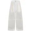 F.j.k By Farah Kadhimi Women's White Lora- The Transparent Ivory Trousers In White
