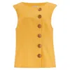 F.j.k By Farah Kadhimi Women's Yellow / Orange Selma- The Yellow Top In Yellow/orange