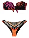 Fk Bandeau Bikini In Black