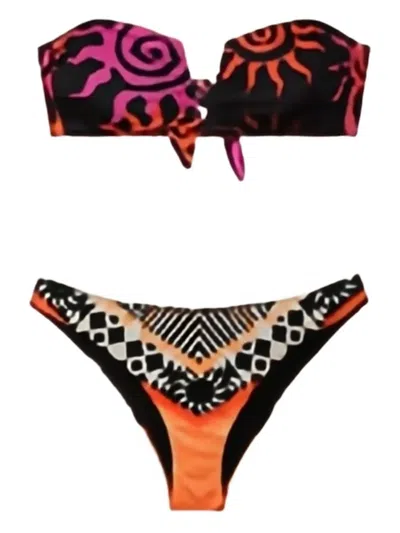 Fk Bandeau Bikini In Black