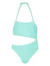 Fk Cut-out Swimsuit In Blue