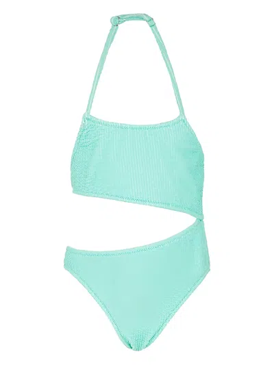 Fk Kids' Cut-out Swimsuit In Blue