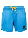 Fk Elastic-waist Swim Shorts In Blue