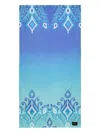 Fk Ikat-pattern Beach Towel In Blue