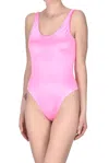 F**k Project Fluo Swimsuit In Shocking Pink