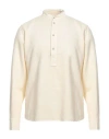 F**k Project Man Shirt Beige Size L Cotton, Linen In Beige