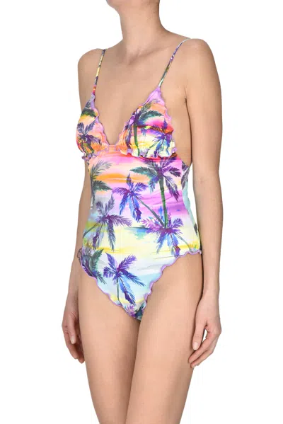 F**k Project Printed Swimsuit In Multicoloured