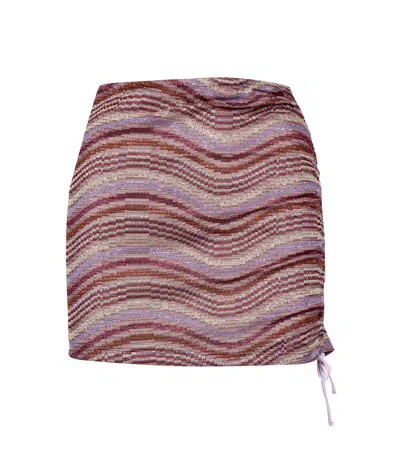 F**k Project Skirts Plum+steel