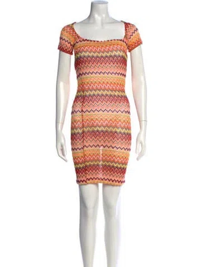 Pre-owned F**k Project Striped Mini Dress W/ Tags In Multicolor