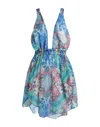 F**k Project Woman Cover-up Blue Size L Polyester In Blue