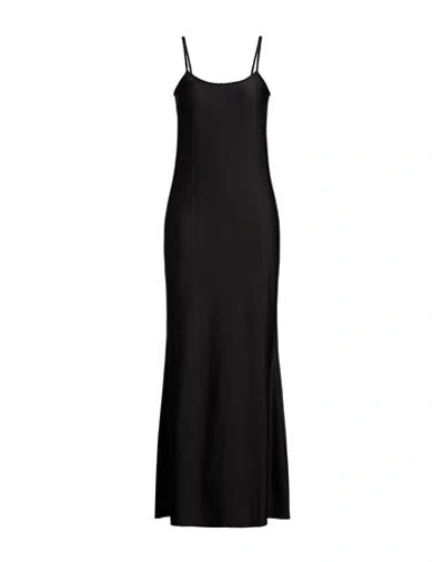 F**k Project Woman Maxi Dress Black Size L Polyester, Elastane