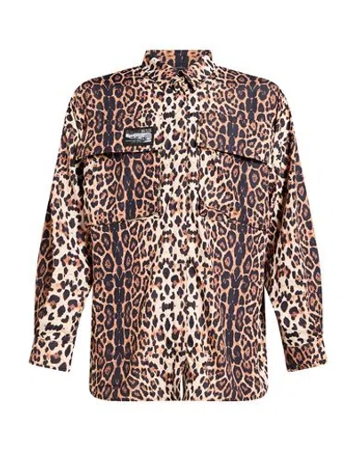 F**k Project Woman Shirt Sand Size Xs Polyester In Animal Print