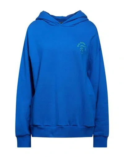 F**k Project Woman Sweatshirt Light Blue Size L Cotton