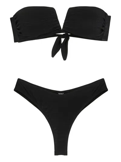 Fk Strapless Bikini In Black