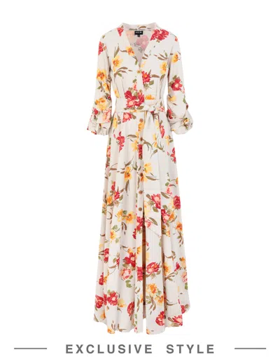 Fksp X Yoox Long Dresses In Beige