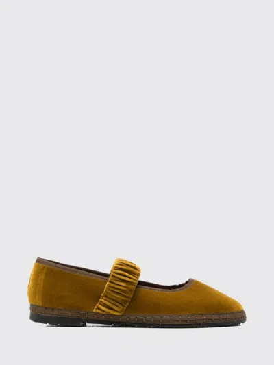 Flabelus Ballet Flat Woman Color Ocher