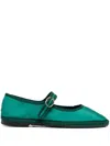 Flabelus Costello Ballerina Flats In Green