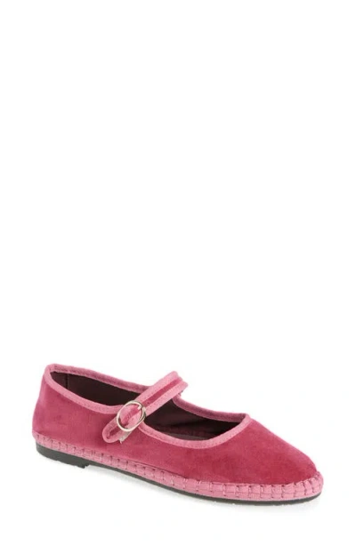 Flabelus Frances Mary Jane Flat In Pink