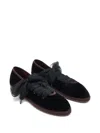 Flabelus Ginevra Tulle Ribbon Espadrilles In Black